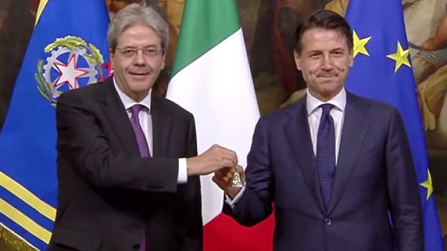 Paolo Gentiloni e Giuseppe Conte