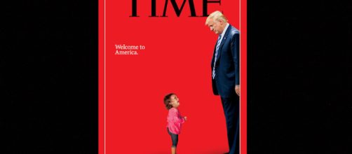 Time envisions Trump welcoming young, crying immigrant on cover ... - thehill.com