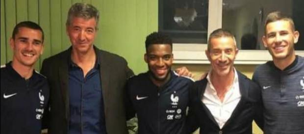 Griezmann , Lemar et Hernandez Griezmann , Lemar et Hernandez
