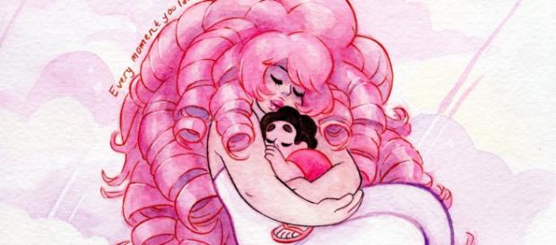 Rose Quartz and Steven Universe Watecolor Timelapse painting Lion ... - youtube.com Rose Quartz and Steven Universe Watecolor Timelapse painting Lion ... - youtube.com