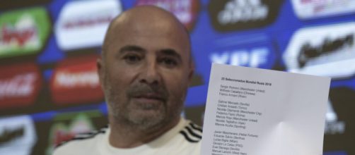 El entrenador de Argentina Jorge Sampaoli