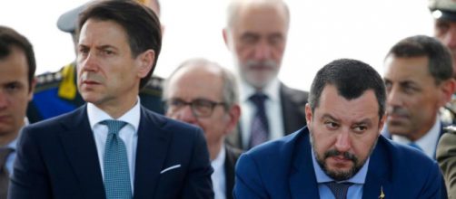 Nella foto: Giuseppe Conte e Matteo Salvini - fonte: italiaoggi.it