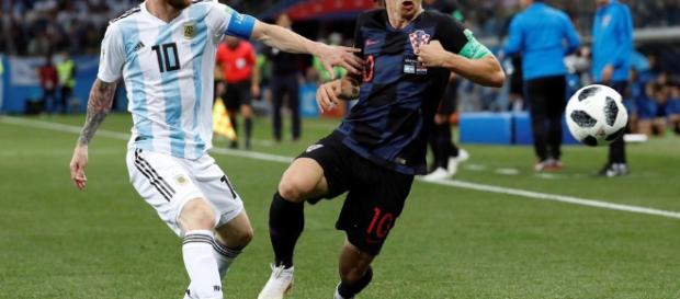 Con la Ausencia de Messi Argentina cae ante Croacia Con la Ausencia de Messi Argentina cae ante Croacia