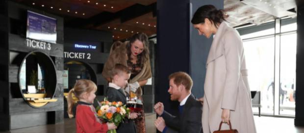 Prince Harry and Ms. Markle visit Titanic Belfast (Image courtesy – Northern Ireland Office, Wikimedia Commons) Prince Harry and Ms. Markle visit Titanic Belfast (Image courtesy – Northern Ireland Office, Wikimedia Commons)