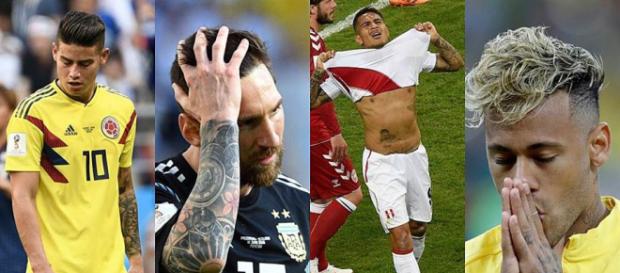 Selecciones sudamericanas no arrancan con buen pie en Rusia 2018 Selecciones sudamericanas no arrancan con buen pie en Rusia 2018