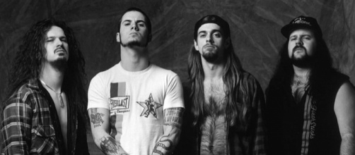 La band Pantera con Phil Anselmo