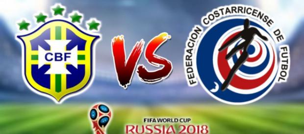 Brasil e Costa Rica jogam nesta sexta-feira (22), às 9 horas Brasil e Costa Rica jogam nesta sexta-feira (22), às 9 horas
