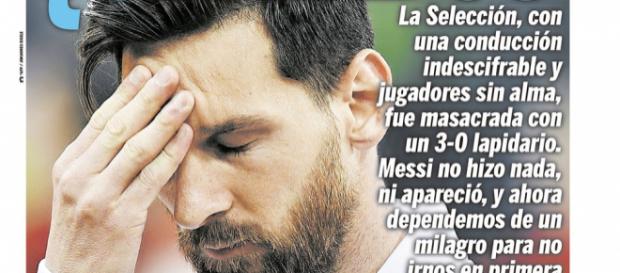 El mayor culpable de la derrota de Argentina ante Croacia, es la propia Argentina. El mayor culpable de la derrota de Argentina ante Croacia, es la propia Argentina.