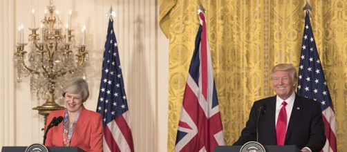 Donald Trump and Theresa May at a joint press conference in the White House (Image courtesy - Shealah Craighead, Wikimedia Commons)