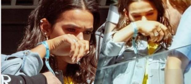 Bruna Marquezine se emociona e chora em jogo do Brasil Bruna Marquezine se emociona e chora em jogo do Brasil