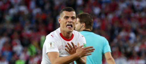 Comemoração dos jogadores da Suíça tem dado o que falar. Comemoração dos jogadores da Suíça tem dado o que falar.