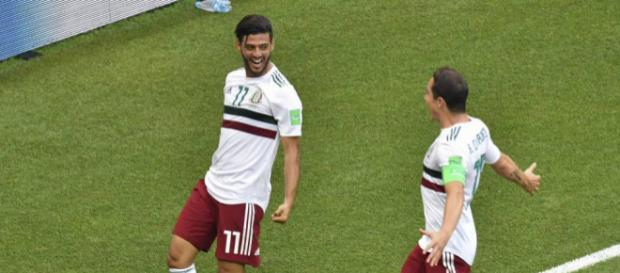 México derrota a Corea del Sur, con goles de Chicharito y Carlos Vela México derrota a Corea del Sur, con goles de Chicharito y Carlos Vela