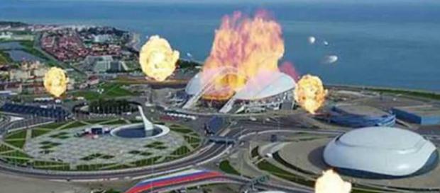 Imagem de vídeo feito pelo Estado Islâmico ameaçando a Copa do Mundo. Imagem de vídeo feito pelo Estado Islâmico ameaçando a Copa do Mundo.