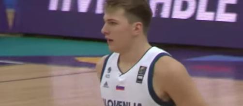 Dallas Mavs' rookie Luka Doncic is expected to sit out for the NBA Summer League. - [Image via ESPN / YouTube screencap]