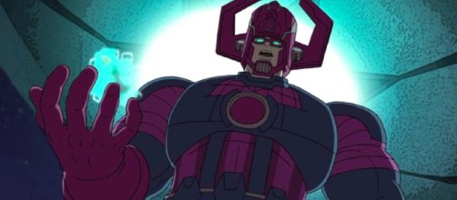 Galactus shown in the animated 'Hulk and the Agents of S.M.A.S.H.' show. - [Image via ComicsAlliance / YouTube screencap]
