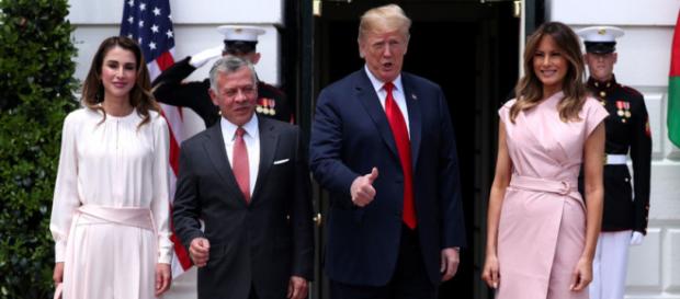 Melania Trump recibió a la reina Rania en la Casa Blanca para tomar el té de la tarde Melania Trump recibió a la reina Rania en la Casa Blanca para tomar el té de la tarde