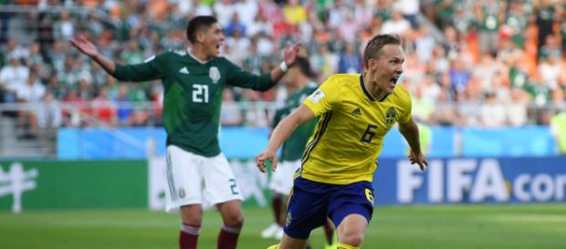 Suecia con pragmatismo le pasó por encima a México para acabar primera del Grupo F Suecia con pragmatismo le pasó por encima a México para acabar primera del Grupo F