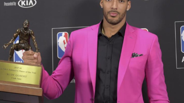 Rudy Gobert élu meilleur défenseur de l'année en NBA