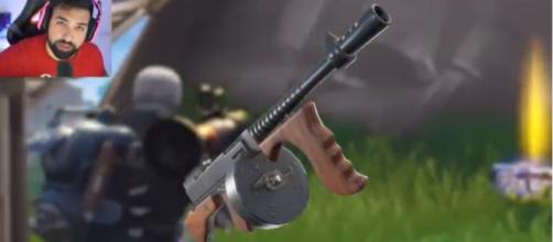 The upcoming Drum Gun in 'Fortnite' - (Image via Hollow Poiint/YouTube screncap)
