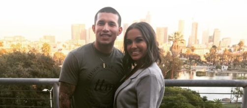 Javi Marroquin and Briana DeJesus when they were still together as a couple. - [Image Credit: 24*7 Updates / YouTube screencap]