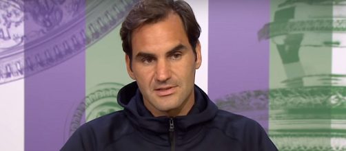Roger Federer speaks during a press conference at the 2018 Wimbledon. Photo: screenshot via Wimbledon channel on YouTube