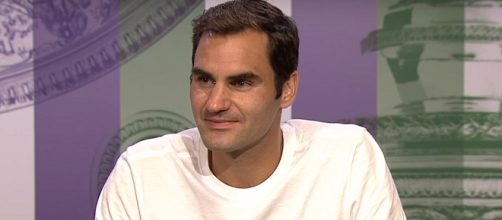 Roger Federer speaks during a press conference following his success at the 2017 Wimbledon. (Image Credit: Wimbledon channel on YouTube)