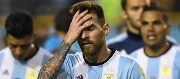 La desesperación de Leo Messi en el partido contra Nigeria La desesperación de Leo Messi en el partido contra Nigeria