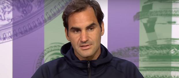 Roger Federer speaks during a press conference at the 2018 Wimbledon. Photo: screenshot via Wimbledon channel on YouTube Roger Federer speaks during a press conference at the 2018 Wimbledon. Photo: screenshot via Wimbledon channel on YouTube