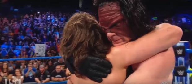 WWE Kane Returns to help Daniel Bryan Image Courtesy - (Image Credit: Windy City Heel/YouTube screencap) WWE Kane Returns to help Daniel Bryan Image Courtesy - (Image Credit: Windy City Heel/YouTube screencap)