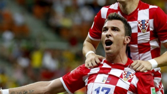 Ivan Peri&scaron;ić e Mario Mandžukić, i due giocatori che hanno portato la Croazia in finale.