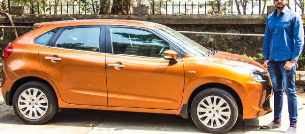 Maruti-Suzuki Baleno on the road.( image credit -Faisal Khanl/Youtube) Maruti-Suzuki Baleno on the road.( image credit -Faisal Khanl/Youtube)