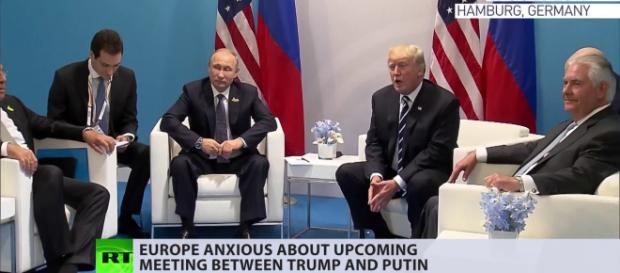 Trump and Putin in a earlier meeting Photo-Image- RTNews/youtube.com Trump and Putin in a earlier meeting Photo-Image- RTNews/youtube.com
