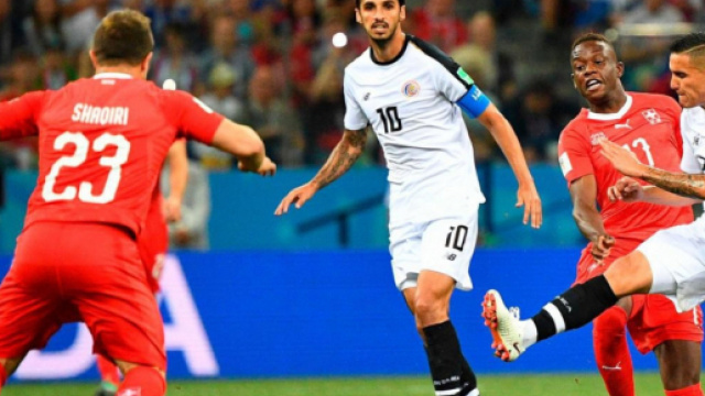 Match nul (2-2) après l'intense duel entre le Costa-Rica et la Suisse