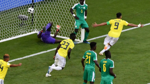 Yerri Mina a libéré la Colombie à la 74ème minute du match contre le Sénégal.