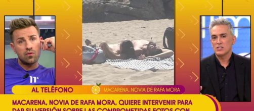 Sálvame: las fotos de la novia de Rafa Mora, Macarena, en la playa con un chico (Rumores)
