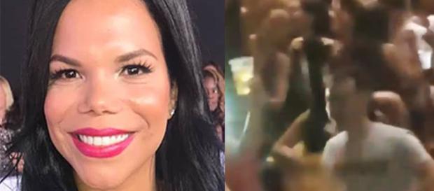 Day McCarthy é agredida durante show de Anitta. Day McCarthy é agredida durante show de Anitta.