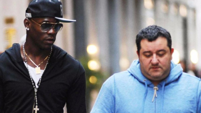Mario Balotelli et son agent Raiola