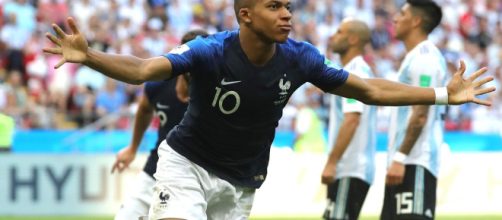 Mbappè, talento francese che ha deciso la sfida contro l'Argentina di Messi.