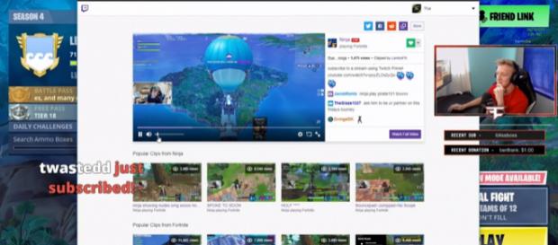A screenshot of one of FaZe Tfue's recent streams - YouTube/Fortnite Best Moments A screenshot of one of FaZe Tfue's recent streams - YouTube/Fortnite Best Moments