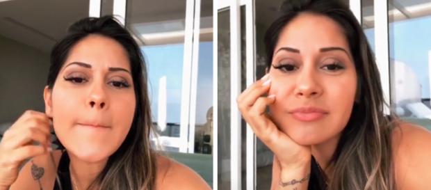 Mayra Cardi revela que foi abusada sexualmente (Foto: Instagram Stories Mayra Cardi) Mayra Cardi revela que foi abusada sexualmente (Foto: Instagram Stories Mayra Cardi)