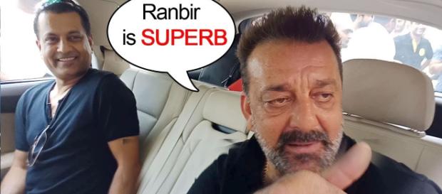 Sanjay oraising Ranbir- Photo-Image credit Home Bollywud/ Youtube.com Sanjay oraising Ranbir- Photo-Image credit Home Bollywud/ Youtube.com