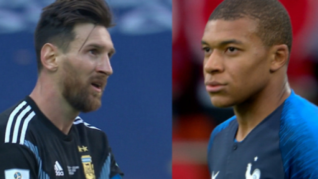 Sfida generazionale fra Lionel Messi (Argentina) e Kylian Mbappé (Francia)