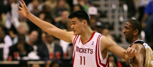 Yao Ming was inducted into the Basketball Hall of Fame in 2016. [Image Source: Flickr | Keith Allison]