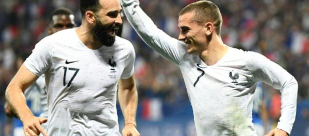 Adil Rami et Antoine Griezmann Adil Rami et Antoine Griezmann