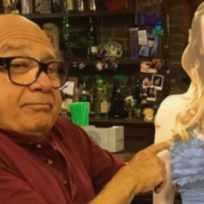 A teen took a cardboard cutout of Danny DeVito to prom, so he returned the favour. [Image Inside Edition/YouTube]
