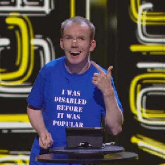 Lee Ridley, known as the Lost Voice Guy, has opened up about how he will spend his winnings on 'BGT' [Image Britain's Got Talent/YouTube]