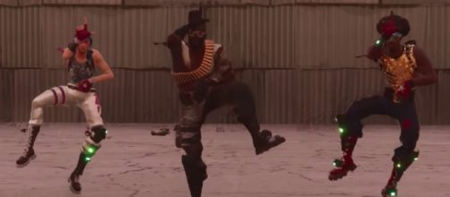A well-created 'Fortnite' version of Childish Gambino's 'This Is America' is making the rounds online. [Image via WiziBlimp/YouTube screencap]