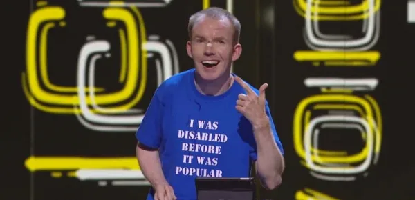Lee Ridley, known as the Lost Voice Guy, has opened up about how he will spend his winnings on 'BGT' [Image Britain's Got Talent/YouTube]