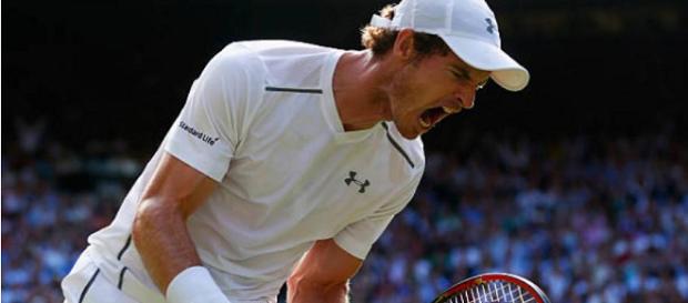Andy Murray celebrates a point at Wimbledon. Photo: screenshot via Wimbledon channel on YouTube Andy Murray celebrates a point at Wimbledon. Photo: screenshot via Wimbledon channel on YouTube