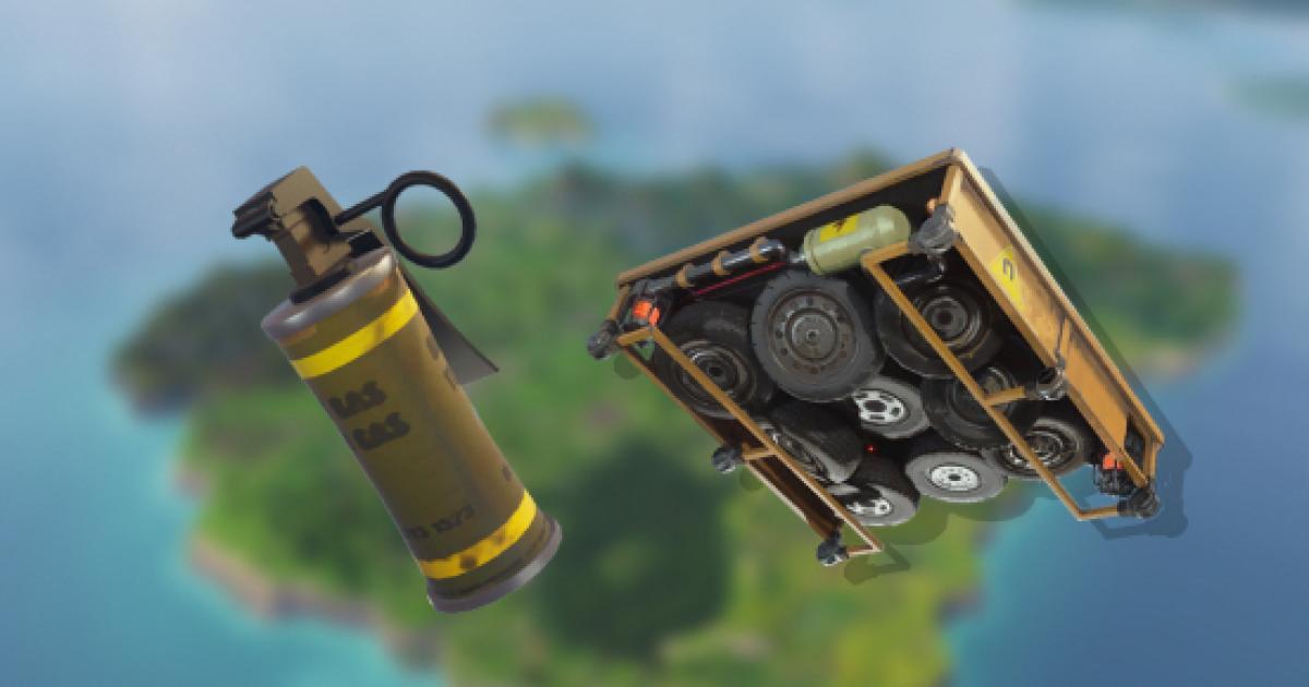 a new gas grenade and trap are coming to fortnite battle royale rumors - grenade fortnite items